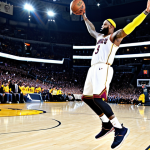 농구 선수별 스킬 분석 - **LeBron James: "A professional basketball player, LeBron James, fully clothed in team uniform, exec...