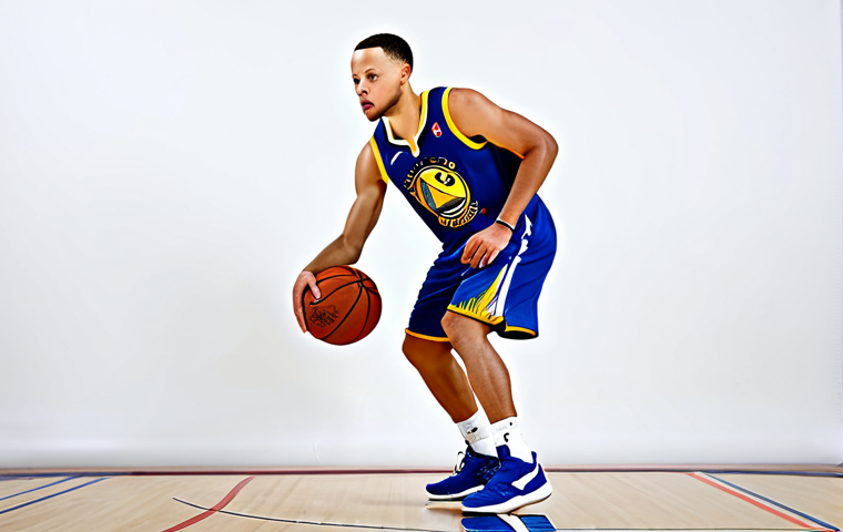 농구 선수별 스킬 분석 - **LeBron James: "A professional basketball player, LeBron James, fully clothed in team uniform, exec...